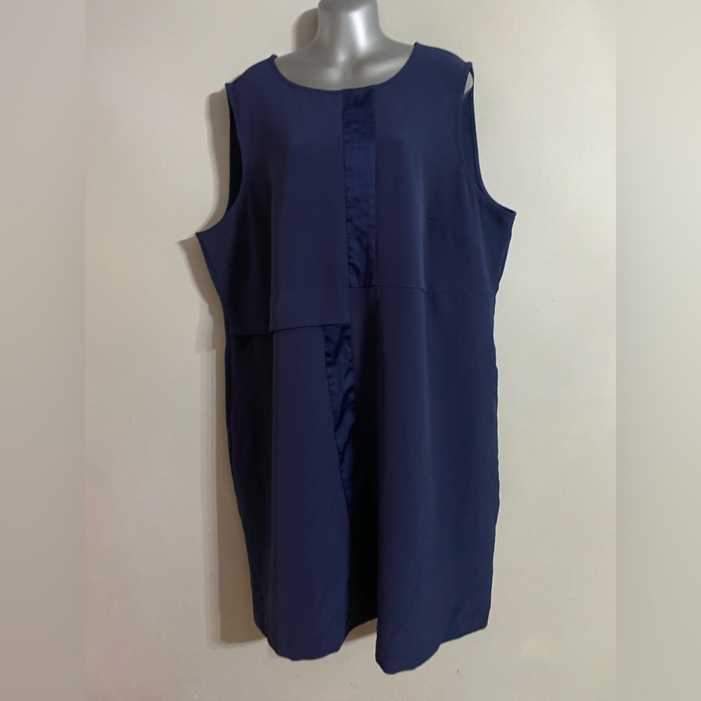 Lane Bryant NWT Navy Sleeveless Sheath Dress Size 24